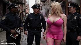 Bimbo gets fucked by cops