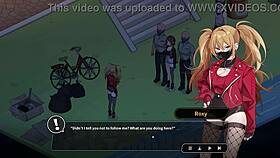 Fucking both police officer and tsundere blackmarket boss in game