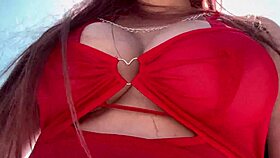 Artemisia love shows sexy outdoor public big boobs close up
