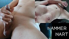 wanking in multiple views with cumshot