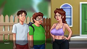 summertime saga part 1 has huge monster cocks and curvy anime girls