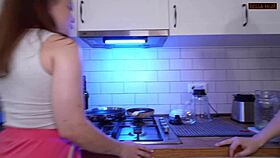 Fun kitchen action with big cocks and deepthroat
