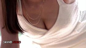 maria fingers seductive asian curves leading to creampie climax