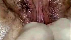 fat hairy milf gets fist fucked until she squirts