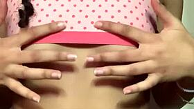 barely legal extra tiny 18+ teen loves showing off her young tits and puffy pussy
