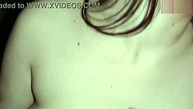Skinny latina teen sucks and gets creampie in homemade
