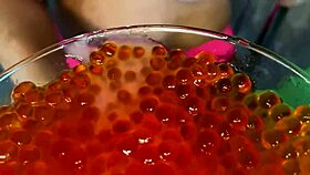 mature woman gets cum in her coffee