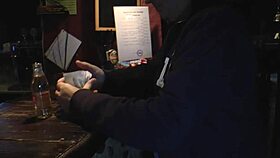 Babe from the bar came to suck dick