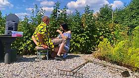 Rough Outdoor Garden Fuck
