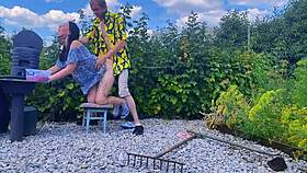 Rough Outdoor Garden Fuck