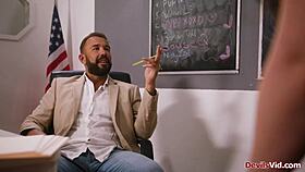 Teacher fucking his lesbian teen student