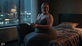 Ai vore scene at the hotel