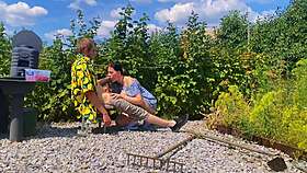 Rough Outdoor Garden Fuck