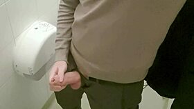 Man visits swedish furniture store restroom