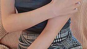 Tiny asian teen roleplays librarian for library fuck